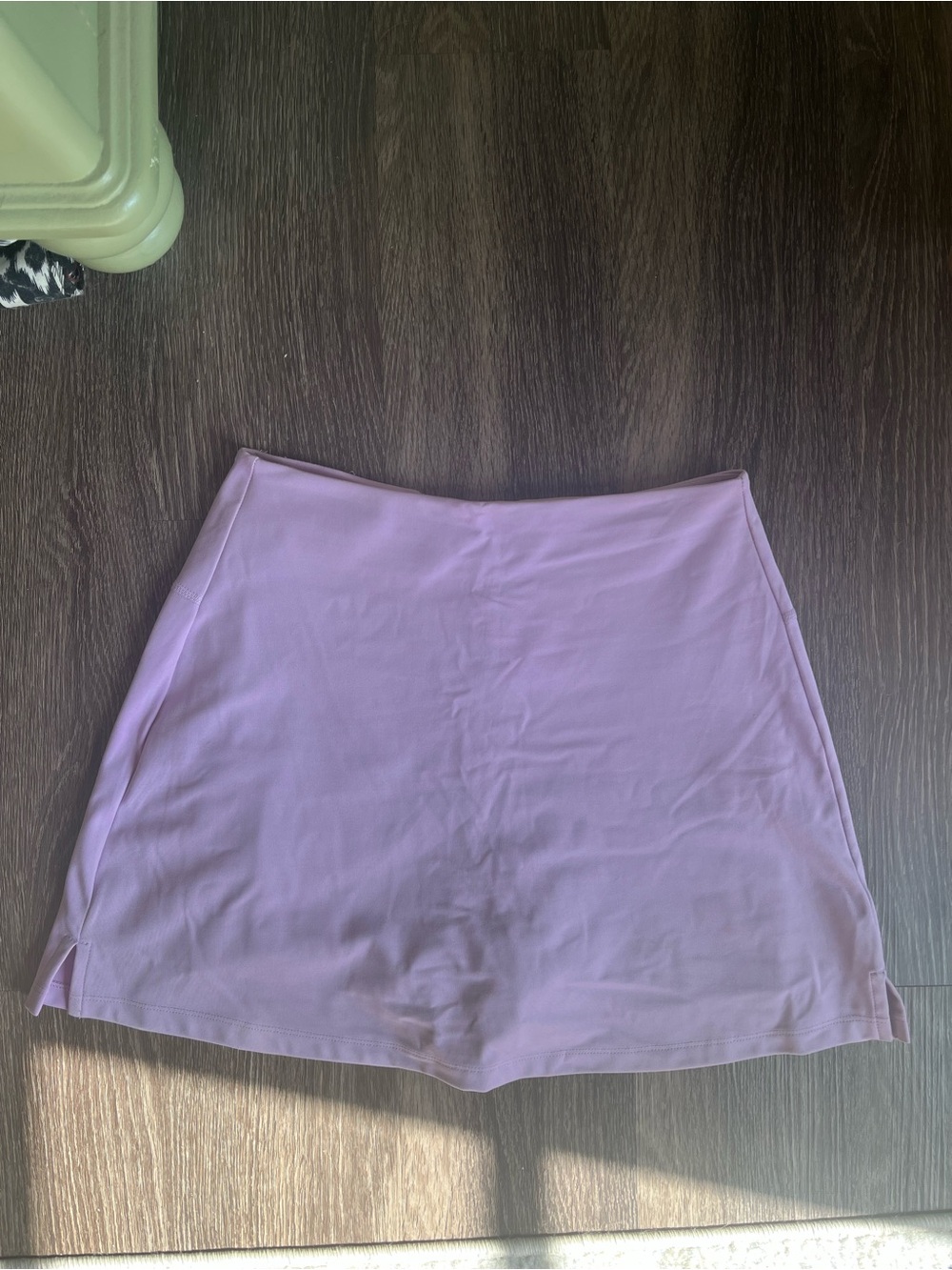 girlfriend collective lilac active skort